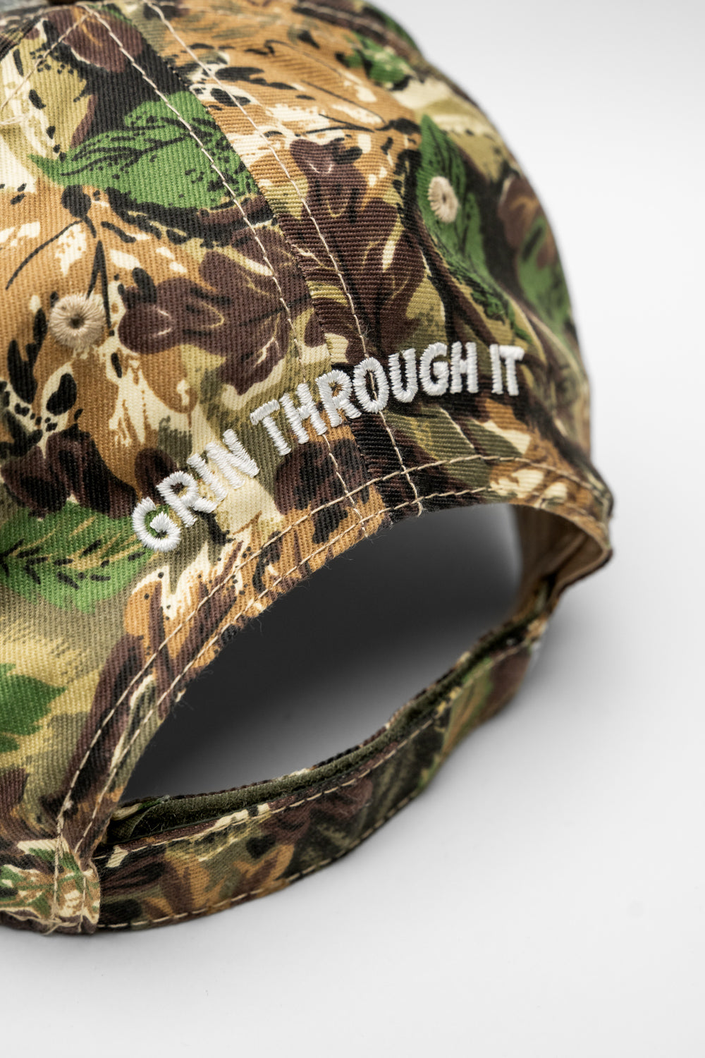 IT'S JUST PAIN CAMO HAT - GRIN & BEAR IT EDITION