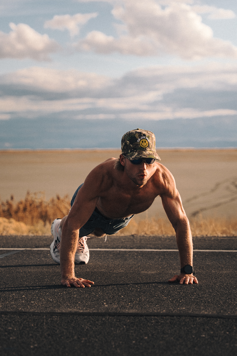 IT'S JUST PAIN CAMO HAT - GRIN & BEAR IT EDITION