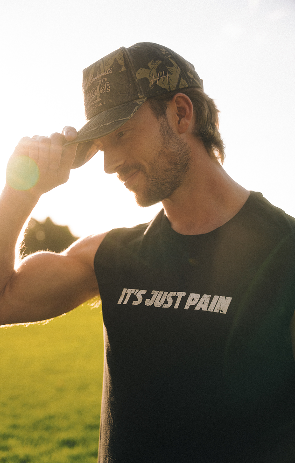 IT'S JUST PAIN MINIMALIST MUSCLE TANK