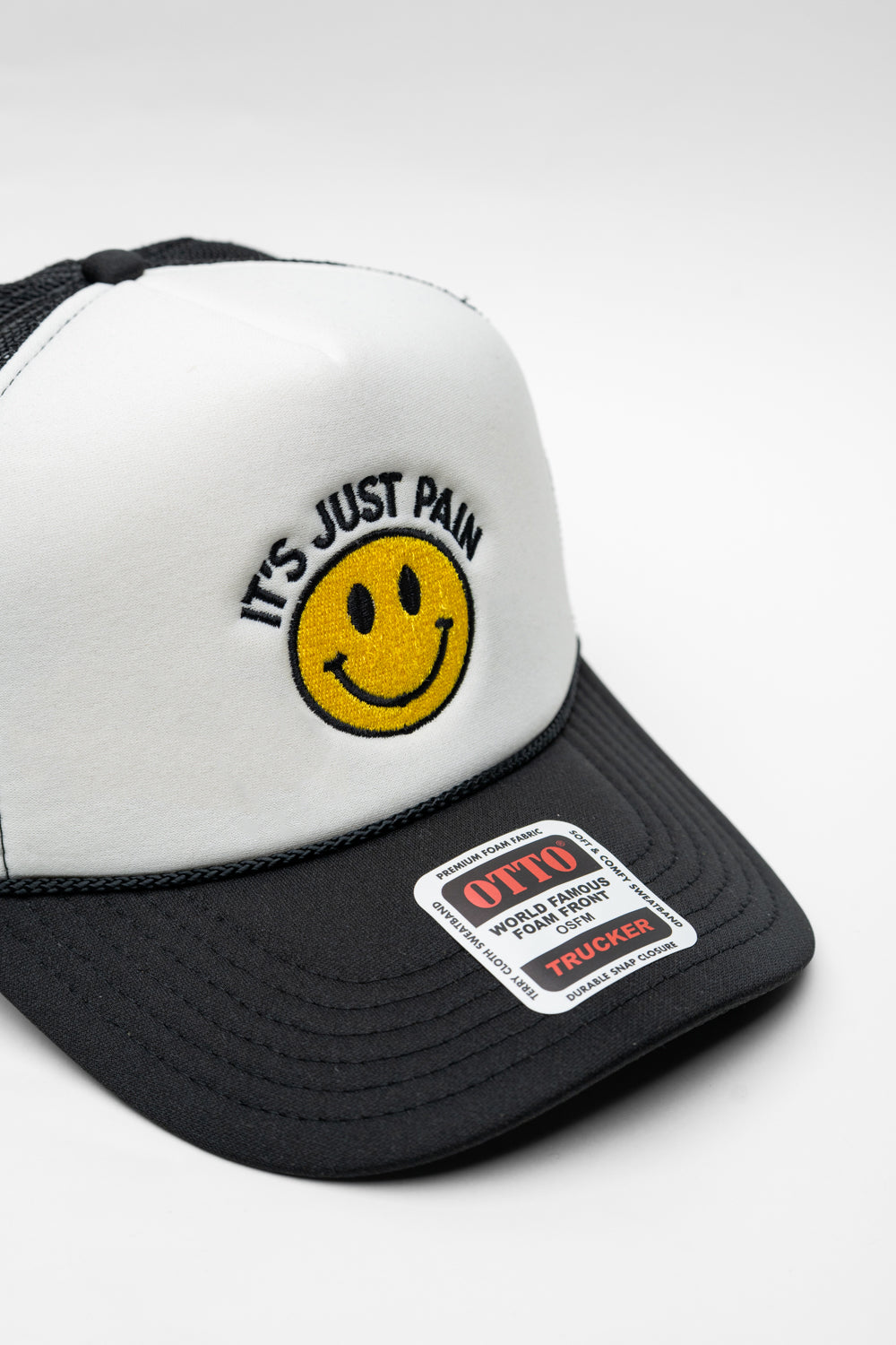IT'S JUST PAIN TRUCKER HAT - GRIN & BEAR IT EDITION